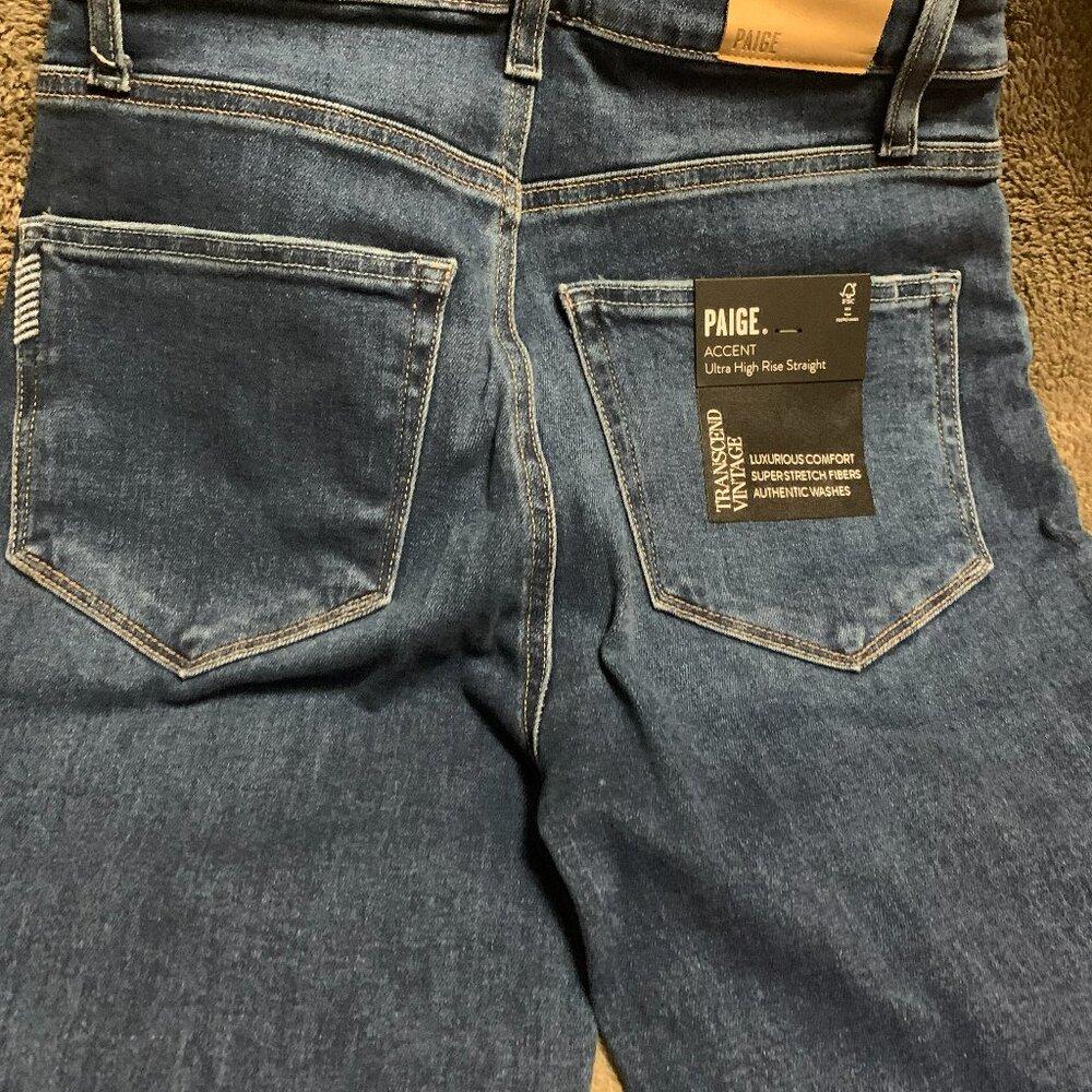 Paige high-rise straight-leg jeans (New)
